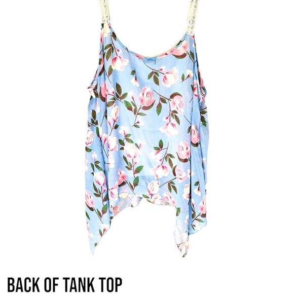 ROSE GAL Plus Size 3Piece Tank Tops Floral White Lace short Set. SIZE 22 - Picture 13 of 16